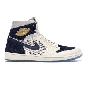 New W/Box Retro Air Jordan 1 Flyknit Jeter Re2pect
